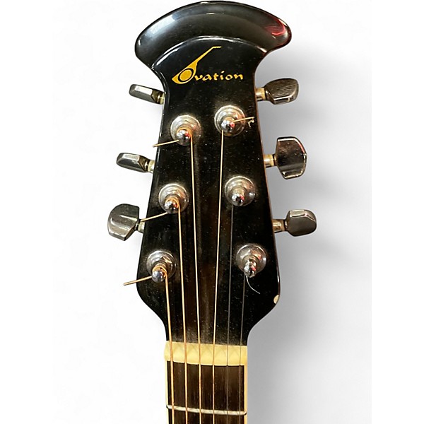 Used Ovation CS24 Red Acoustic Electric Guitar