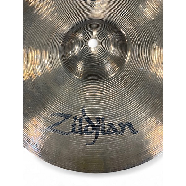 Used Zildjian 14in ZBT Crash Ride Cymbal