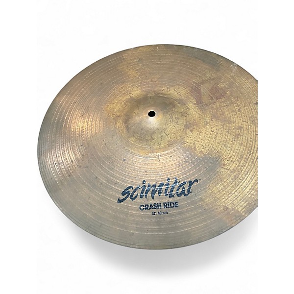 Used Zildjian 18in Crash Ride Cymbal