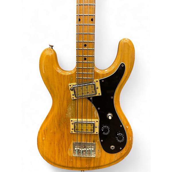 Vintage 1970 Univox HI FLIER Natural Electric Bass Guitar