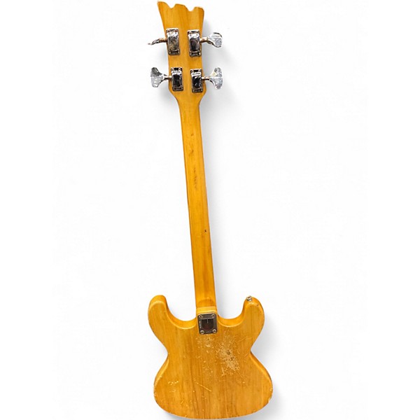 Vintage 1970 Univox HI FLIER Natural Electric Bass Guitar