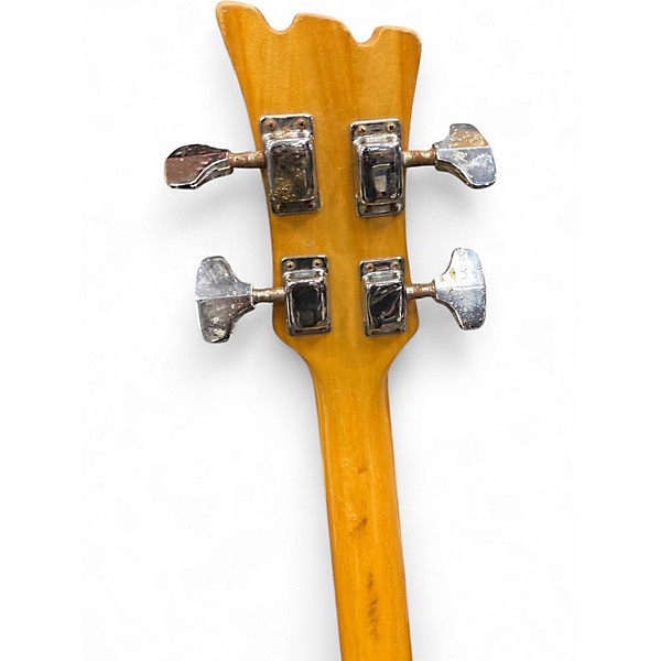 Vintage 1970 Univox HI FLIER Natural Electric Bass Guitar