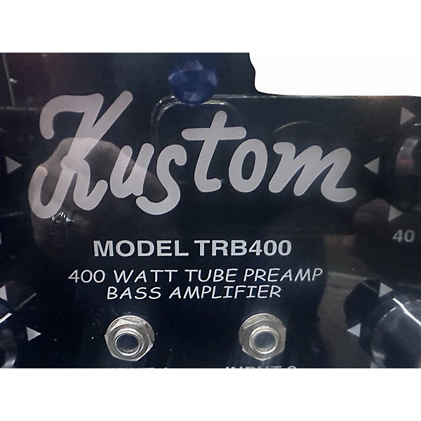 Used Kustom TRB400 Bass Amp Head