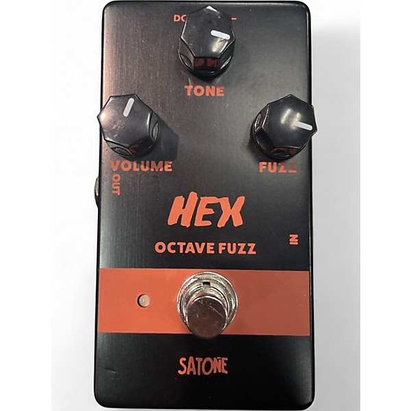 Used Satone HEX OCTAVE FUZZ Effect Pedal