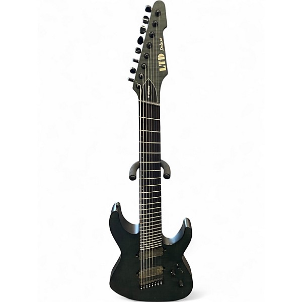 Used ESP LTD M1008MS SEE THRU BLACK SATIN Solid Body Electric Guitar