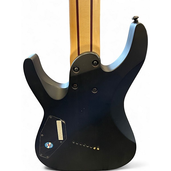 Used ESP LTD M1008MS SEE THRU BLACK SATIN Solid Body Electric Guitar