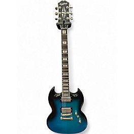 Used Epiphone SG Prophecy Blue Tiger Aged Gloss Solid Body Electric Guitar