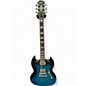 Used Epiphone SG Prophecy Blue Tiger Aged Gloss Solid Body Electric Guitar thumbnail