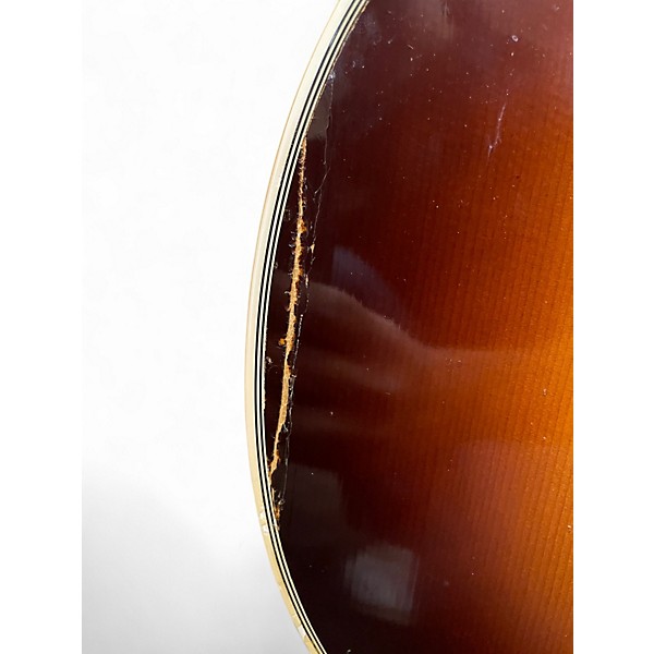 Vintage 1990s Guild JF30-12 Sunburst 12 String Acoustic Electric Guitar