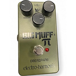 Used Electro-Harmonix Green Russian Big Muff Pi Fuzz Effect Pedal
