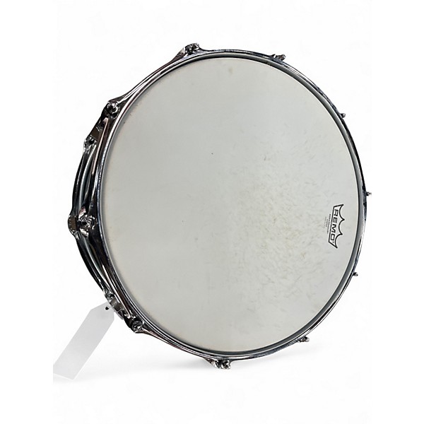 Used Pork Pie 14in Snare  weathered barn blue Drum