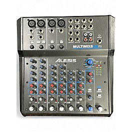 Used Alesis MultiMix 8 USB 8-Channel Unpowered Mixer
