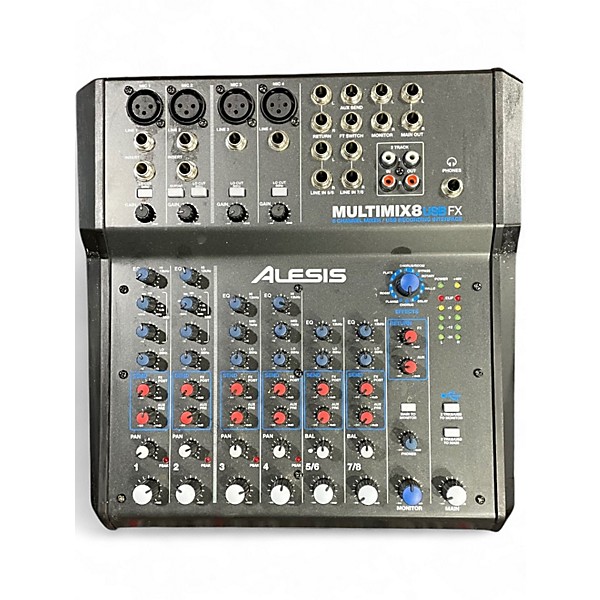 りえ　　　　　　　ALESIS MultiMix8 FX Alesis MultiMix 8 USB FX 8 Channel Mixer With Effects