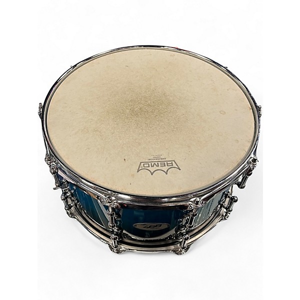 Used Sound Percussion Labs 14X8 468 Series Turquoise Blue Fade Drum