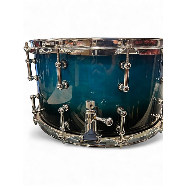 Used Sound Percussion Labs 14X8 468 Series Turquoise Blue Fade Drum