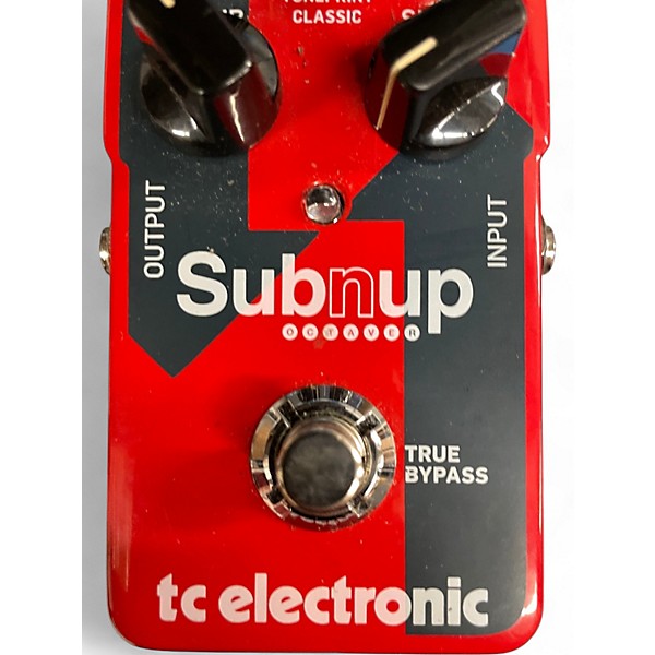 Used TC Electronic Sub N Up Octaver Effect Pedal