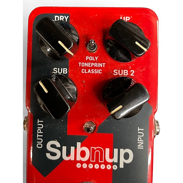 Used TC Electronic Sub N Up Octaver Effect Pedal