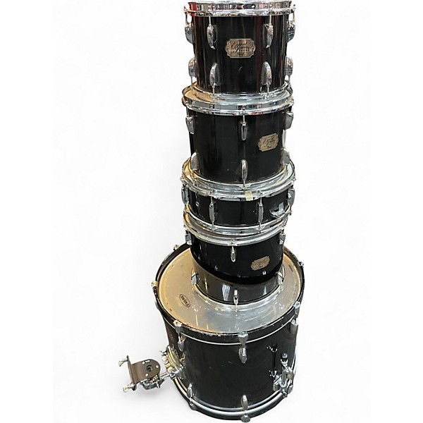 Used Pearl 5 Piece Export Green Drum Kit