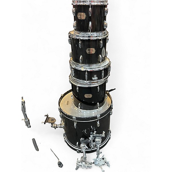 Used Pearl 5 Piece Export Green Drum Kit