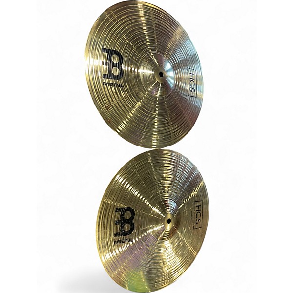 Used MEINL 14in HCS Hi Hat Pair Cymbal