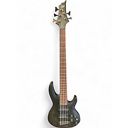Used ESP LTD B205SM 5 String Trans Charcoal Electric Bass Guitar
