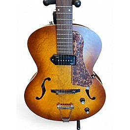 Used Godin 5th Avenue Kingpin P90 Congac Burst Hollow Body Electric Guitar