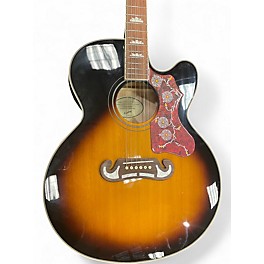 Used Epiphone J 200EC 2 Color Sunburst Acoustic Electric Guitar