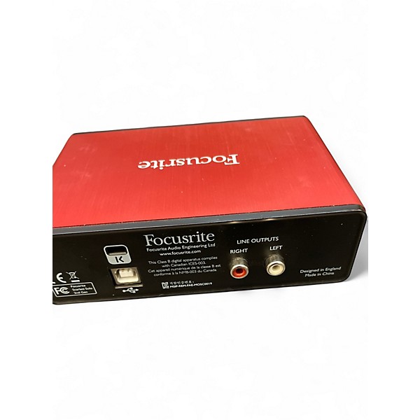 Used Focusrite Scarlett Solo Audio Interface