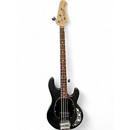 Used Sterling by Music Man S.U.B. StingRay RAY4 Satin Black Electric Bass Guitar