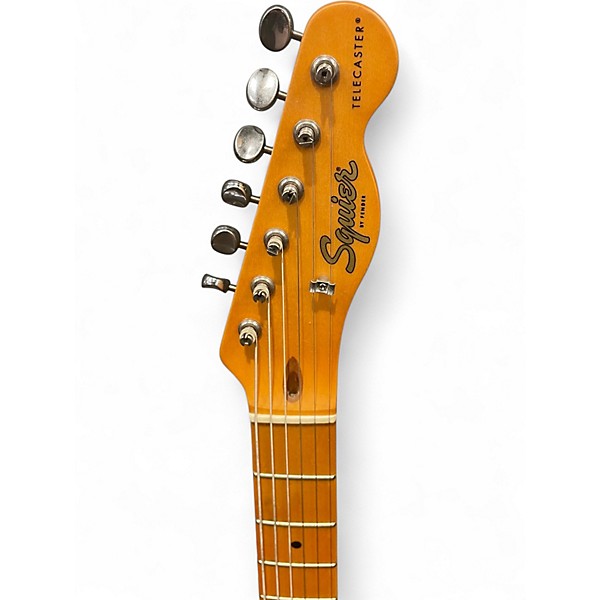 Used Squier 40th Anniversary Telecaster Mahogany Solid Body Electric Guitar