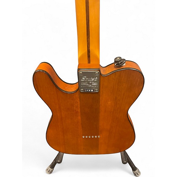 Used Squier 40th Anniversary Telecaster Mahogany Solid Body Electric Guitar