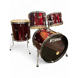 Used TAMA 4 Piece Imperialstar Red Drum Kit