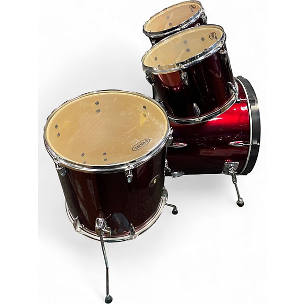 Used TAMA 4 Piece Imperialstar Red Drum Kit