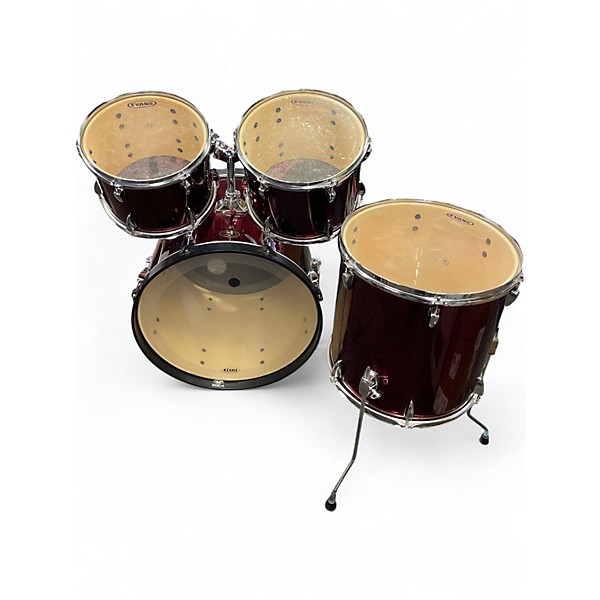 Used TAMA 4 Piece Imperialstar Red Drum Kit