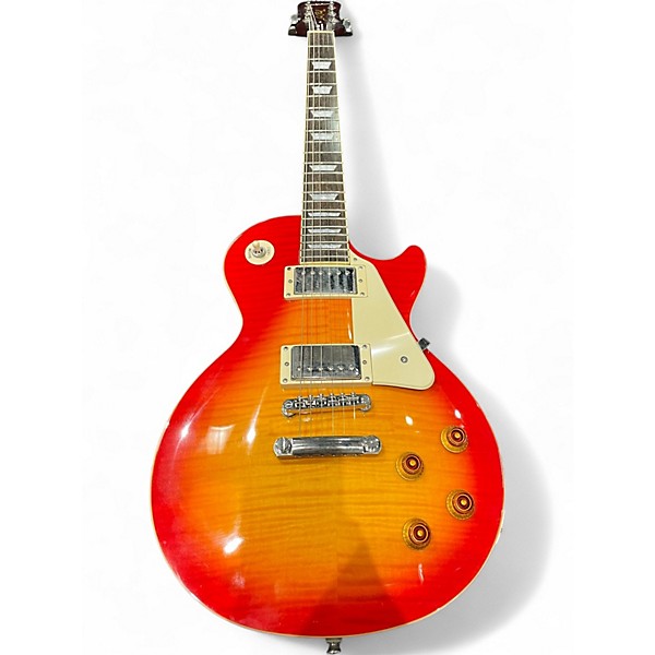 Used Epiphone Les Paul Standard Pro Cherry Sunburst Solid Body Electric Guitar