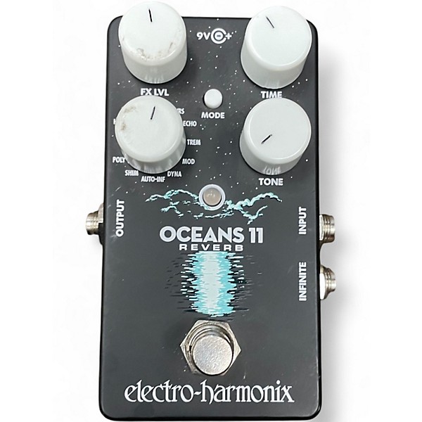 Used Electro-Harmonix Oceans 11  Reverb Effect Pedal