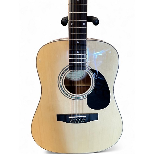 Used Mitchell D120S 12E Natural 12 String Acoustic Electric Guitar
