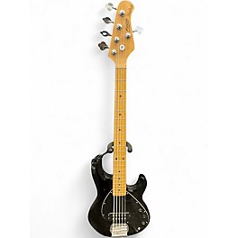 Used Sterling by Music Man Stingray 5 Black Electric Bass Guitar
