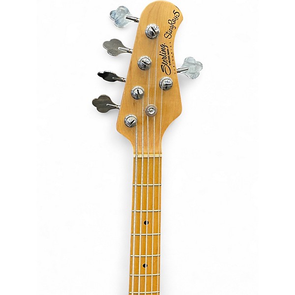 Used Sterling by Music Man Stingray 5 Black Electric Bass Guitar