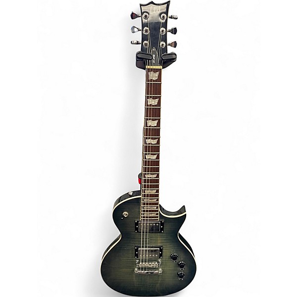 Used ESP LTD EC256 Trans Blue Solid Body Electric Guitar