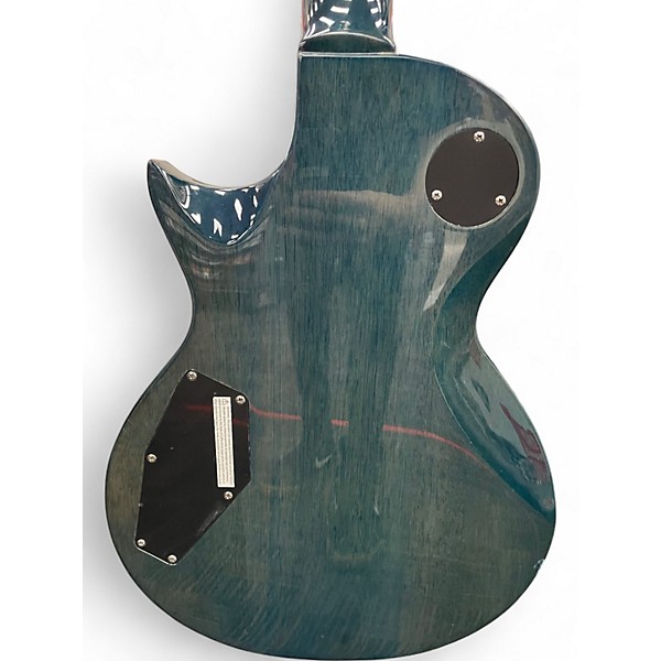 Used ESP LTD EC256 Trans Blue Solid Body Electric Guitar