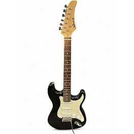 Used Sky STRAT STYLE GUITAR BLACK Solid Body Electric Guitar