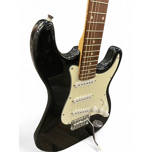 Used Sky STRAT STYLE GUITAR BLACK Solid Body Electric Guitar