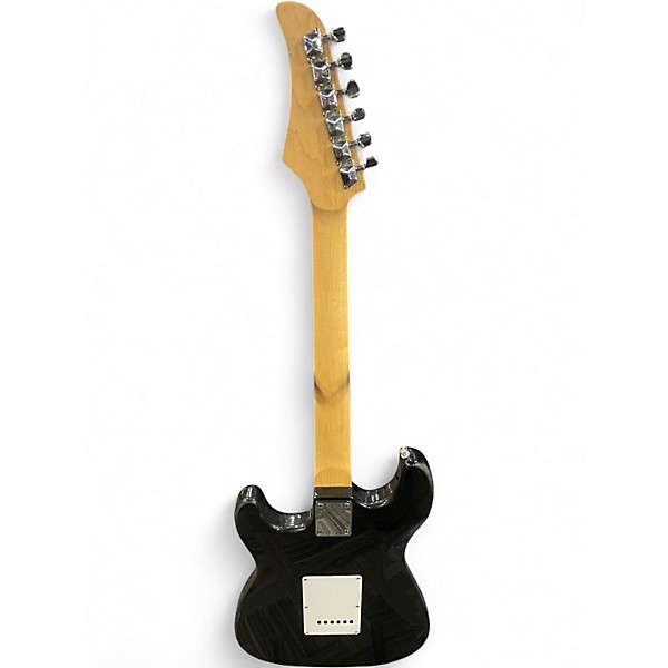 Used Sky STRAT STYLE GUITAR BLACK Solid Body Electric Guitar