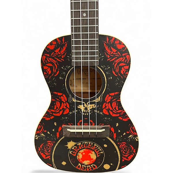 Used Alvarez GDU26C Dark Star Roses Natural Ukulele