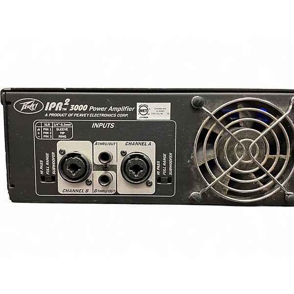 Used Peavey IPR3000 Power Amp