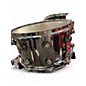 Used DW 13X8 Performance Series Steel Snare Black and Silver Drum
