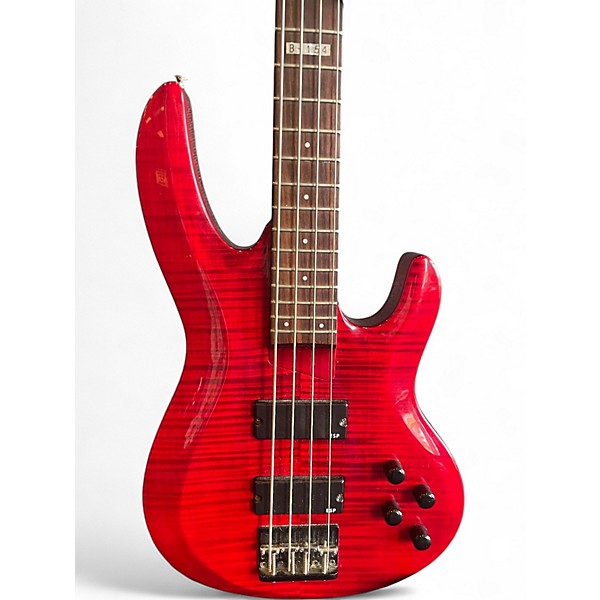 Used ESP LTD B154 RED Electric Bass Guitar