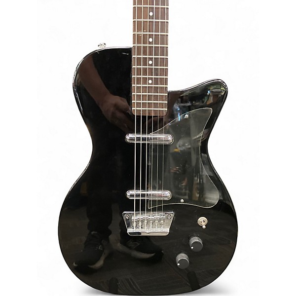 Used Danelectro 56 Baritone Black Baritone Guitars
