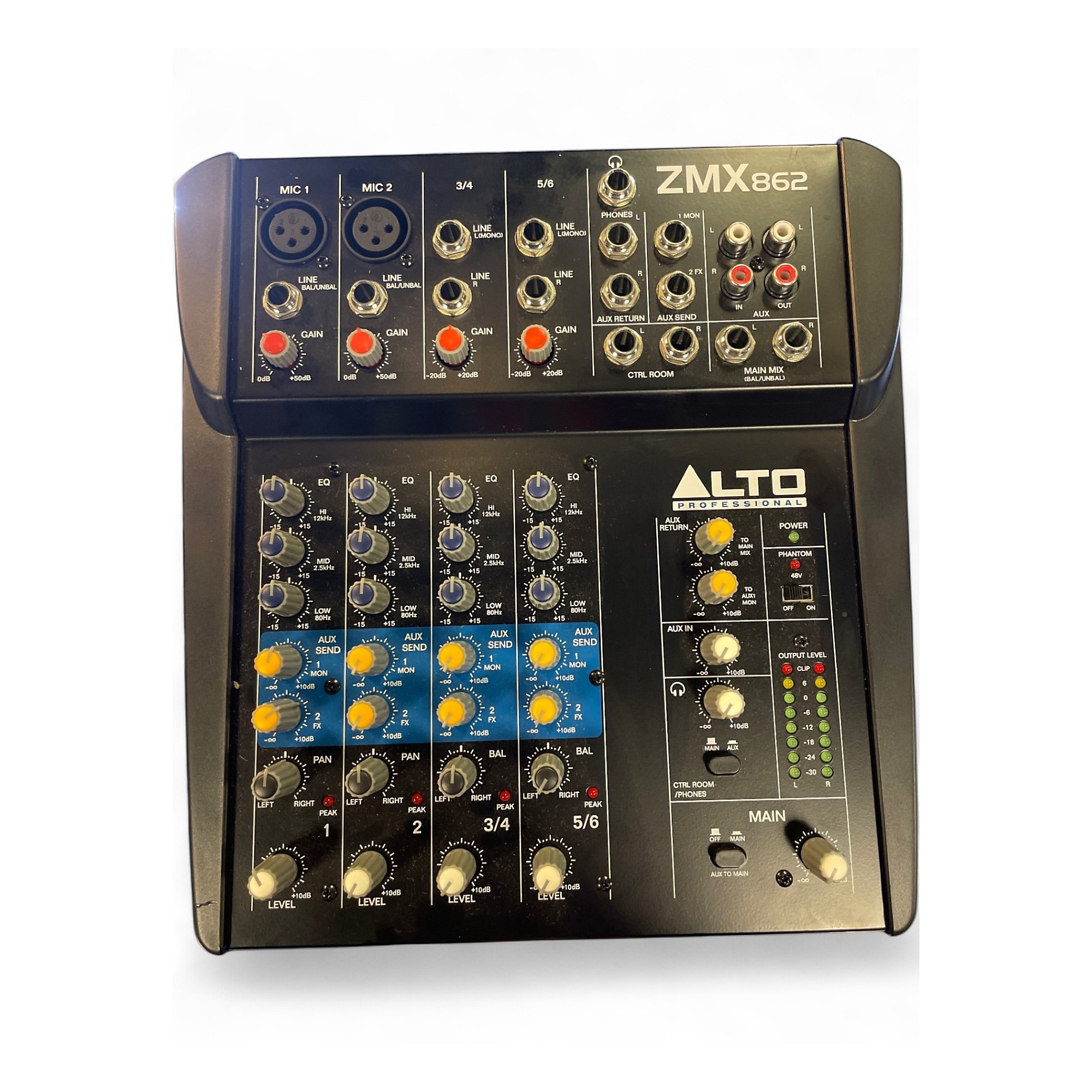 Used Alto ZMX862 6-Channel Unpowered Mixer | Guitar Center